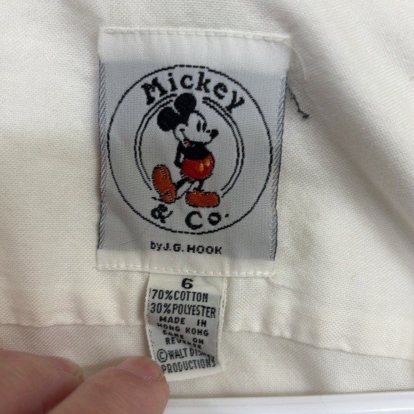 VINTAGE Mickey & Co. Cowboy Mickey Cotton Polo Shirt, Size 6 - Picture 3 of 10